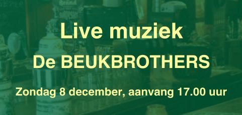 Live muziek bij Cafe de Stee zondag 8 december 2024